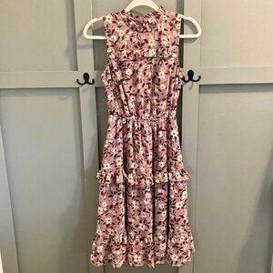Monteau Spring Floral Midi Dress - Small